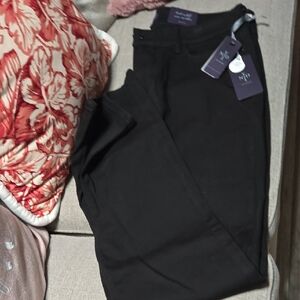 NYDJ Original Slimming Fit Jeans Straight-Leg Black